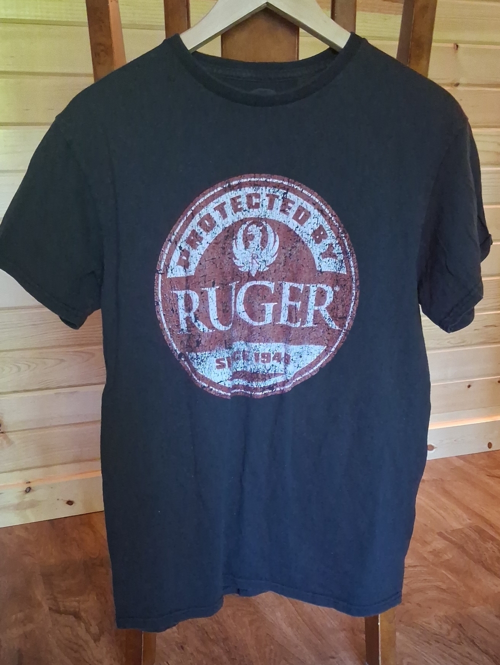 Ruger Black Short-Sleeve Logo Tee